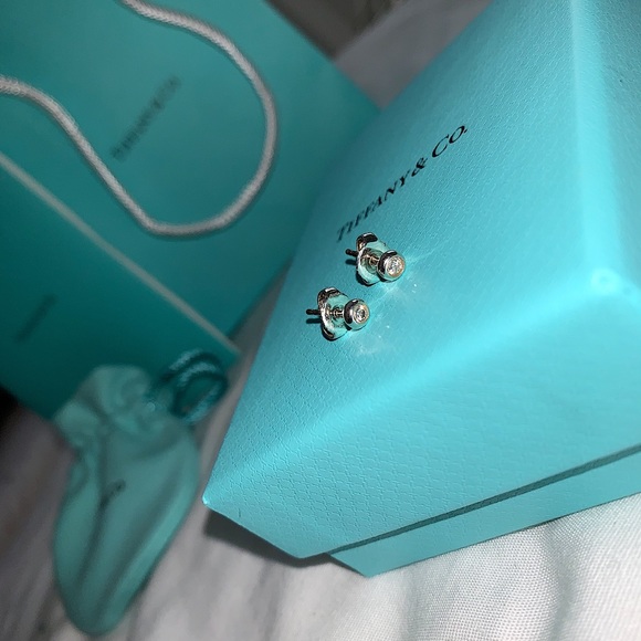 Tiffany & Co. Round Diamond Earrings - Picture 2 of 10